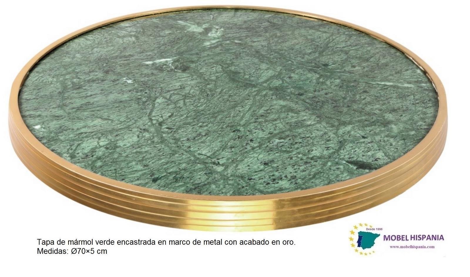 Tablero marmol aro dorado 02