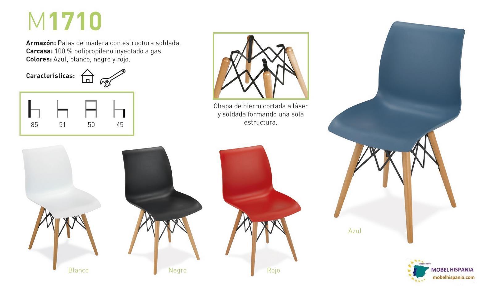 1710 silla madera polipropileno rojo 1 01