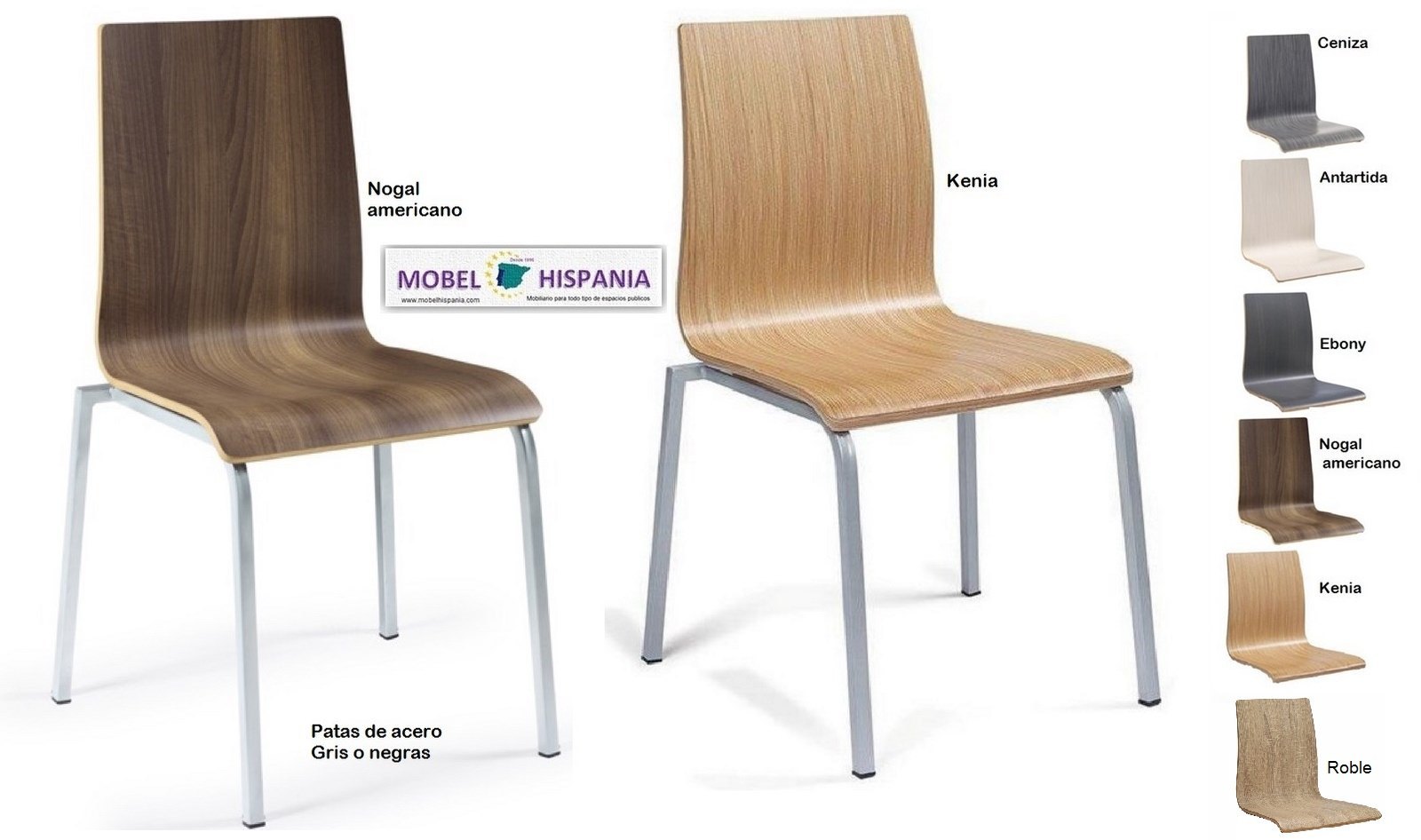 292 silla metal negro asiento nogal 15 1