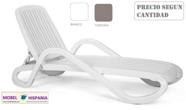 EDEN tumbona polipropileno blanca 4