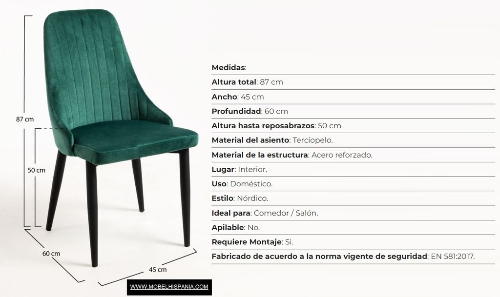 Haipe Terciopelo verde w 05 1