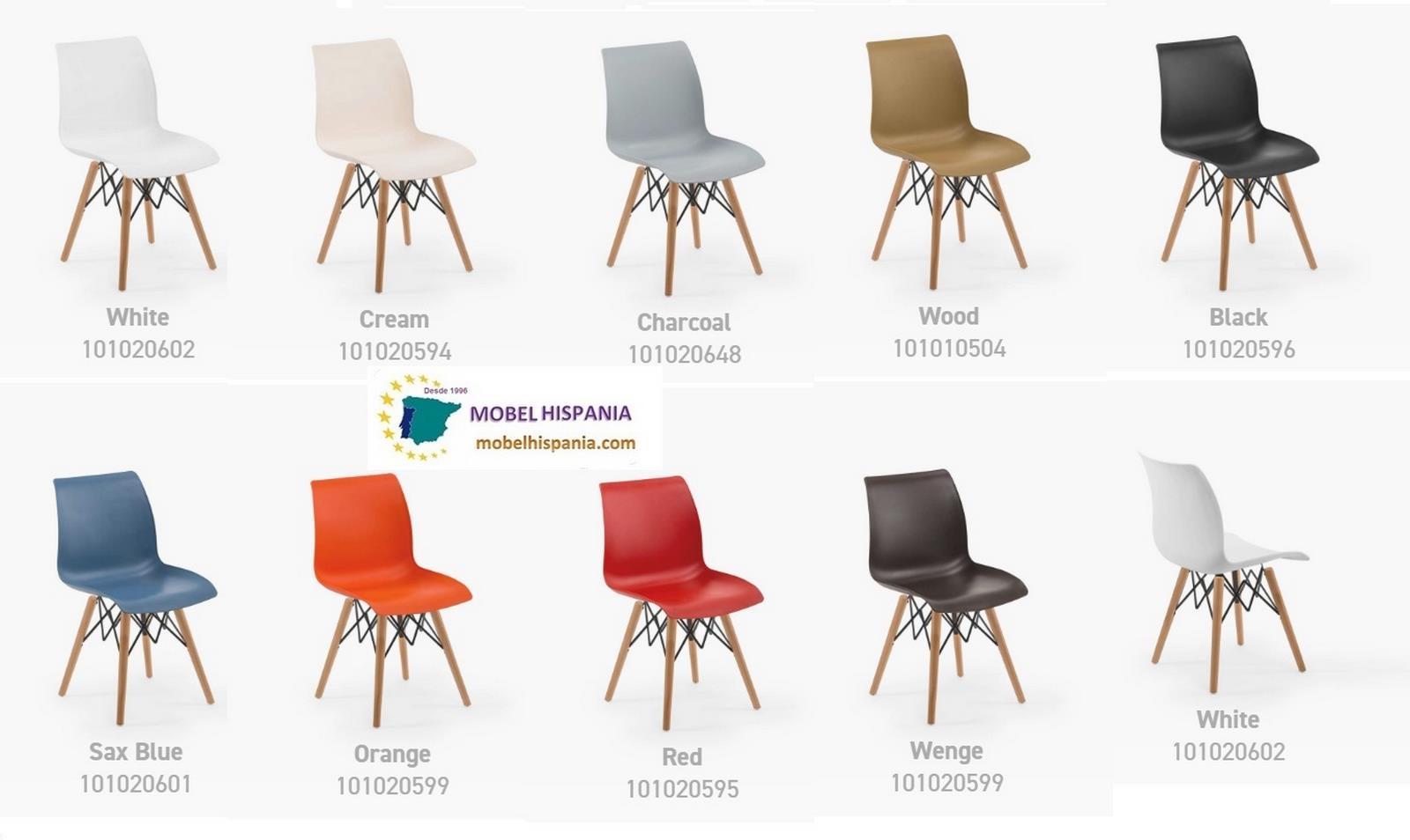 1710 silla madera polipropileno azul 03