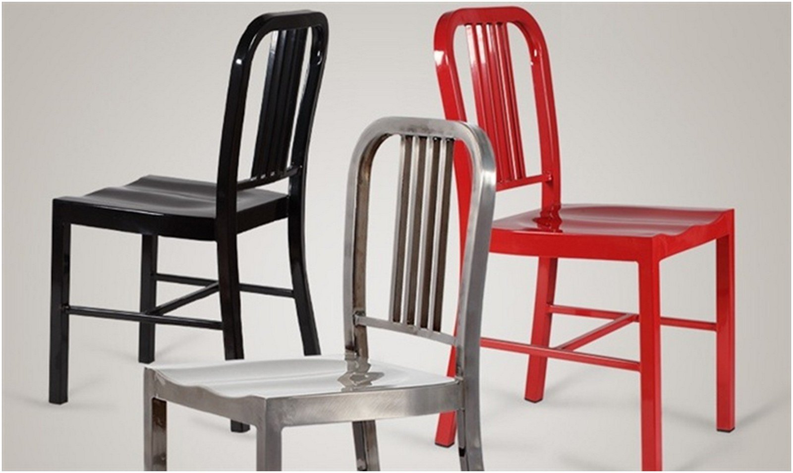 Taburete metalico rojo NAO mobel hispania 03