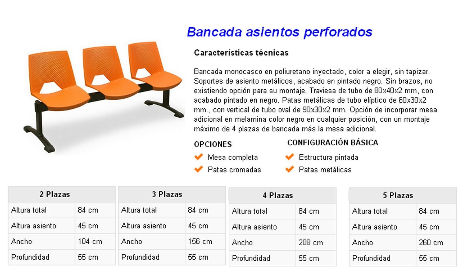 calipso bancada 3plazas perforada 03 4