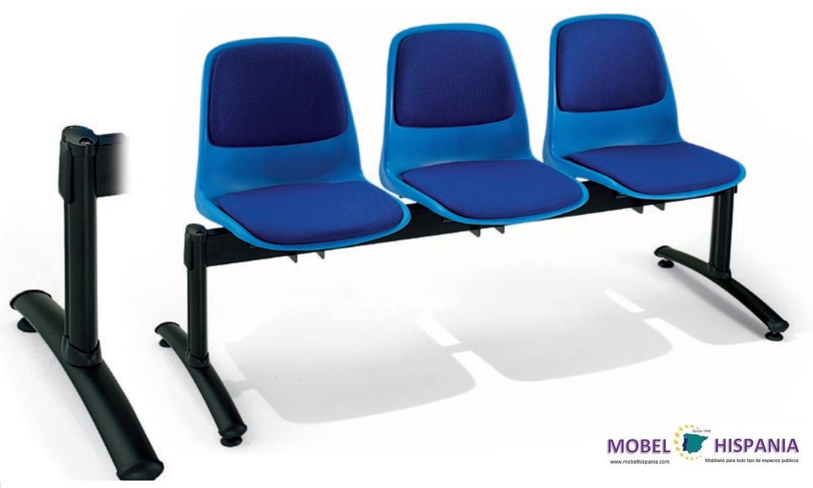 leo bancada 3plazas pvc gris 11