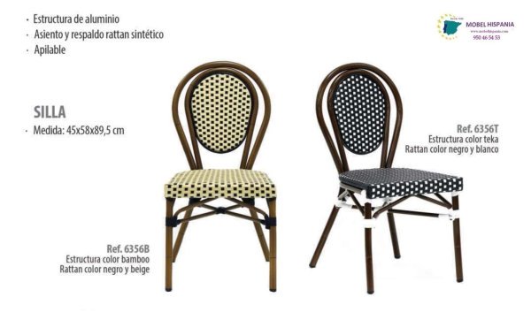 6356 silla aluminio bamboo negro blanco 01 1