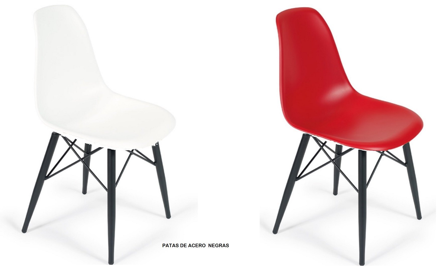 picasso silla acero negro pvc negro 04 1