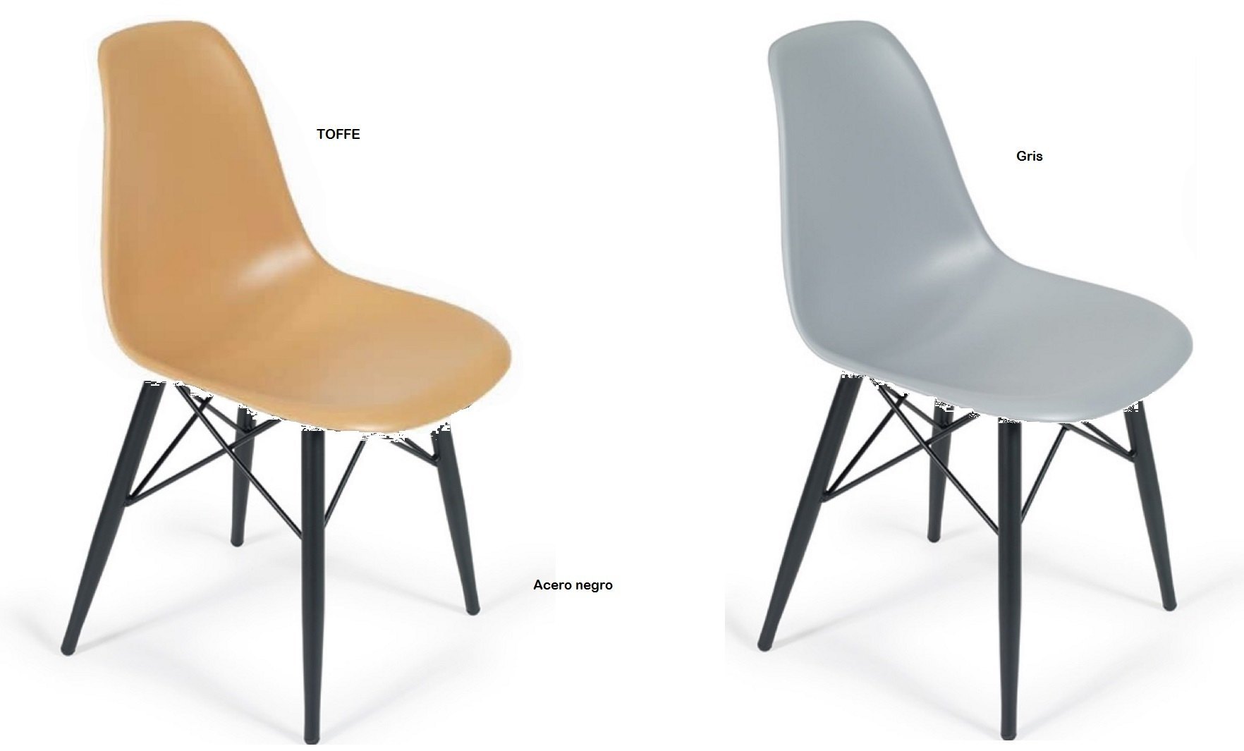 picasso silla acero negro pvc negro 05 1