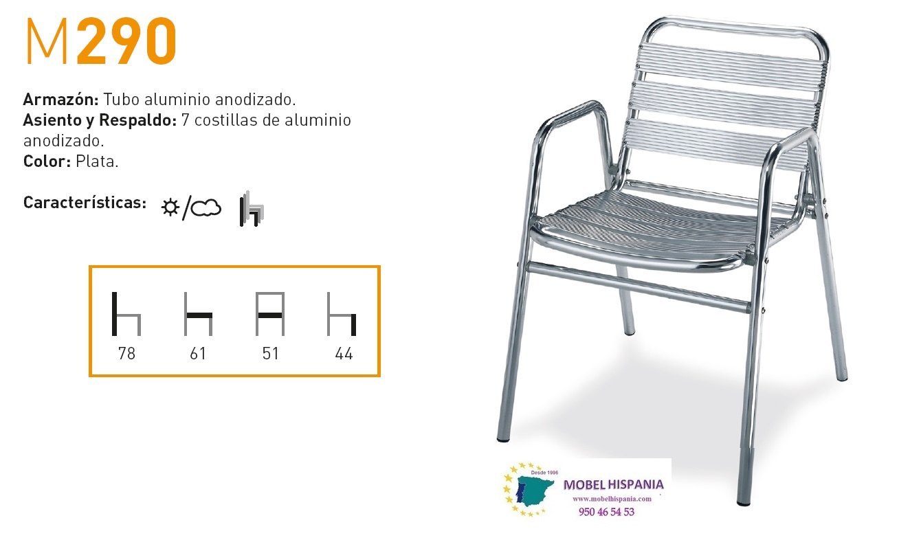 290 sillon aluminio 02