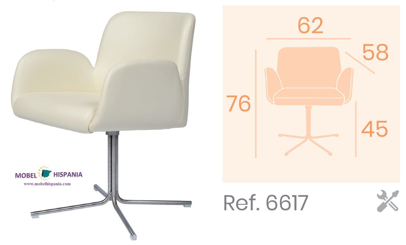 6617 pie acero asiento tapizado kashmir 03 1