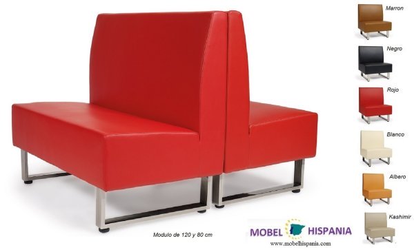 Puf cuadrado blanco 07