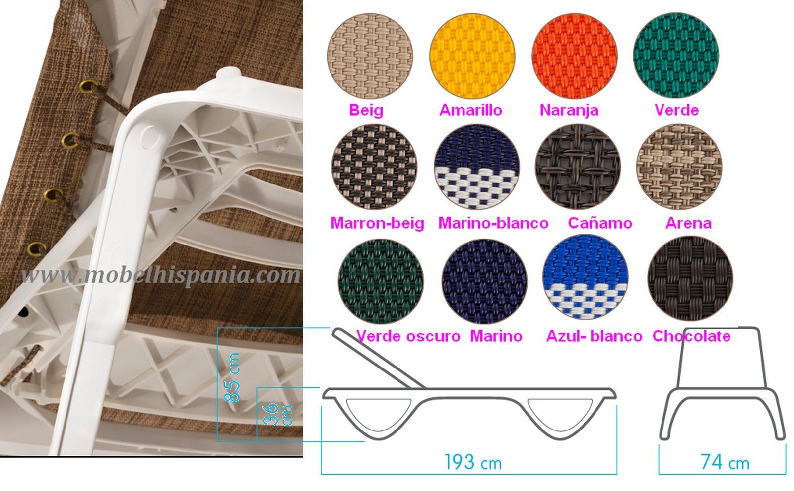 beachmat tumbonas textiline amarilla mobel hispania 06