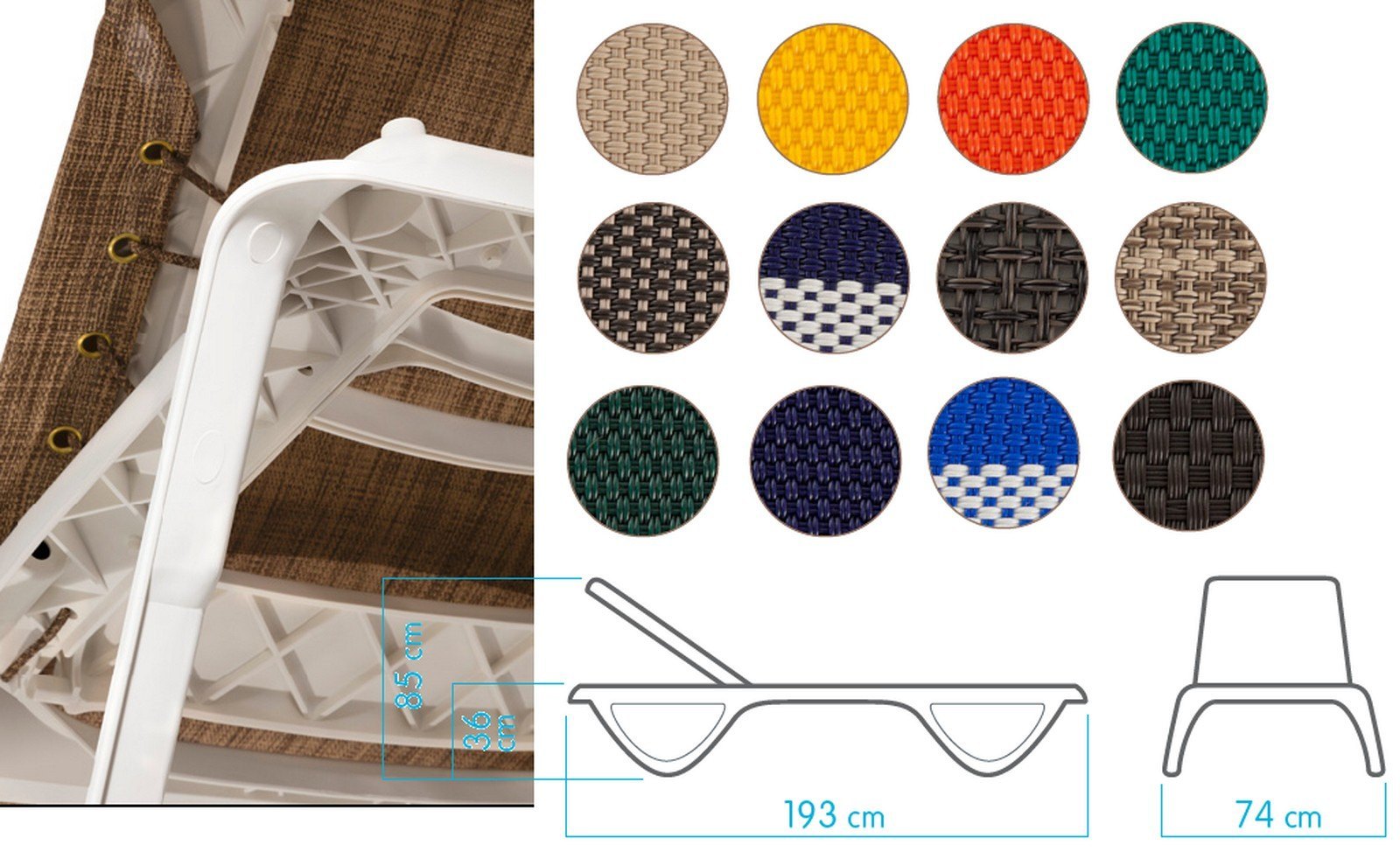 beachmat tumbonas textiline marron 02