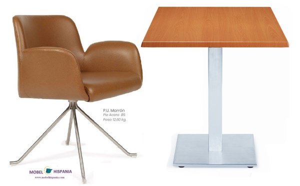 6618 pie acero asiento tapizado albero 05 1