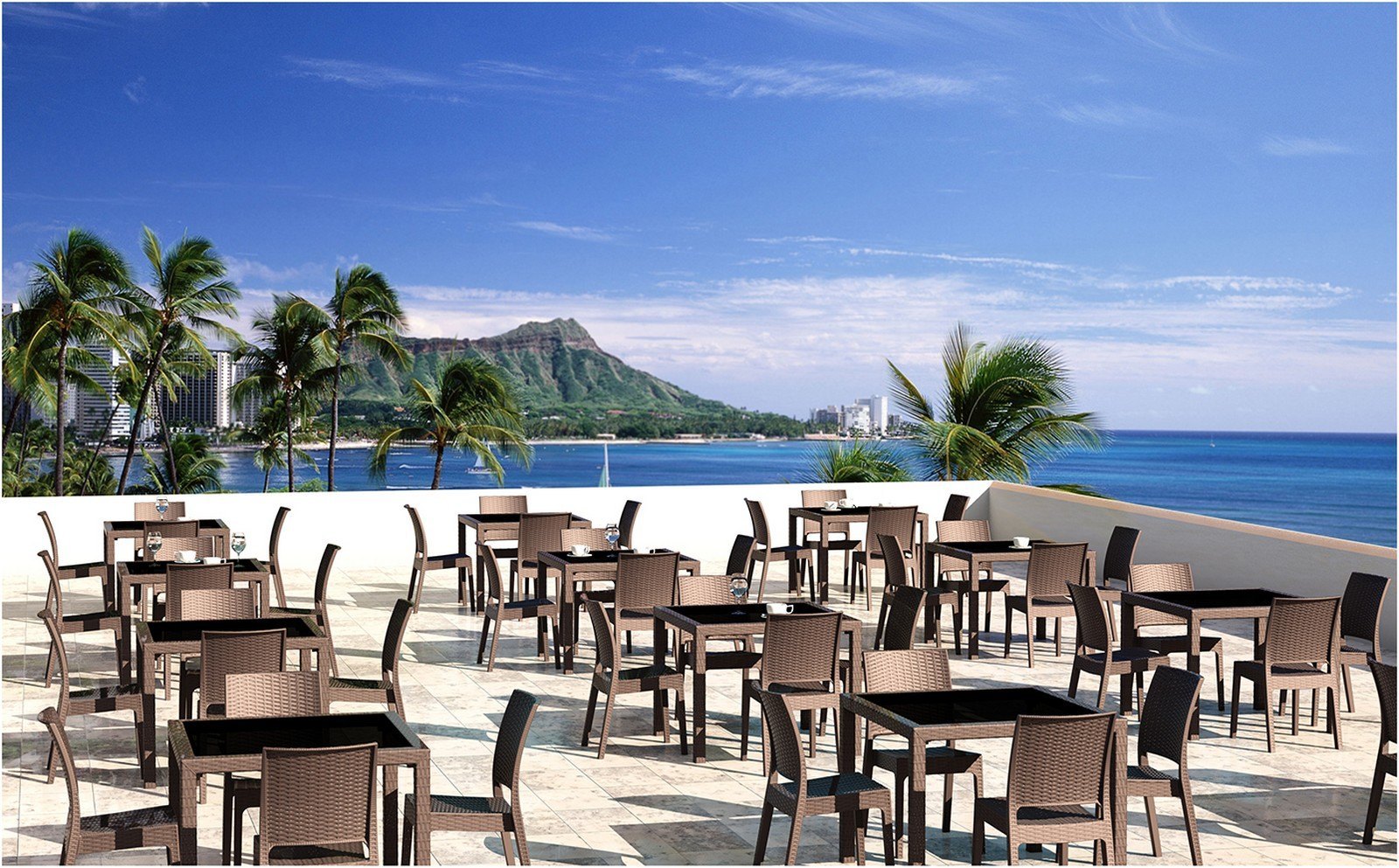 Indiana silla apilable resina hosteleria blanca rattan 06 1