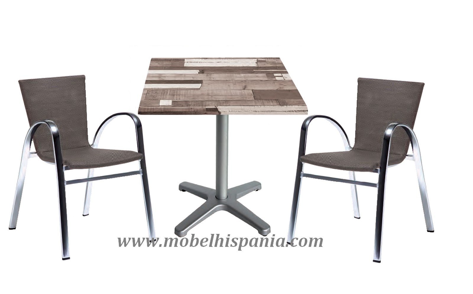 2655 sillon oval aluminio textiline marron mobel hispania 02