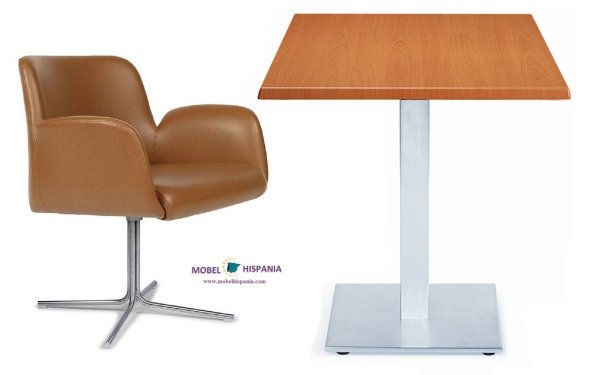 6617 pie acero asiento tapizado albero 05 1