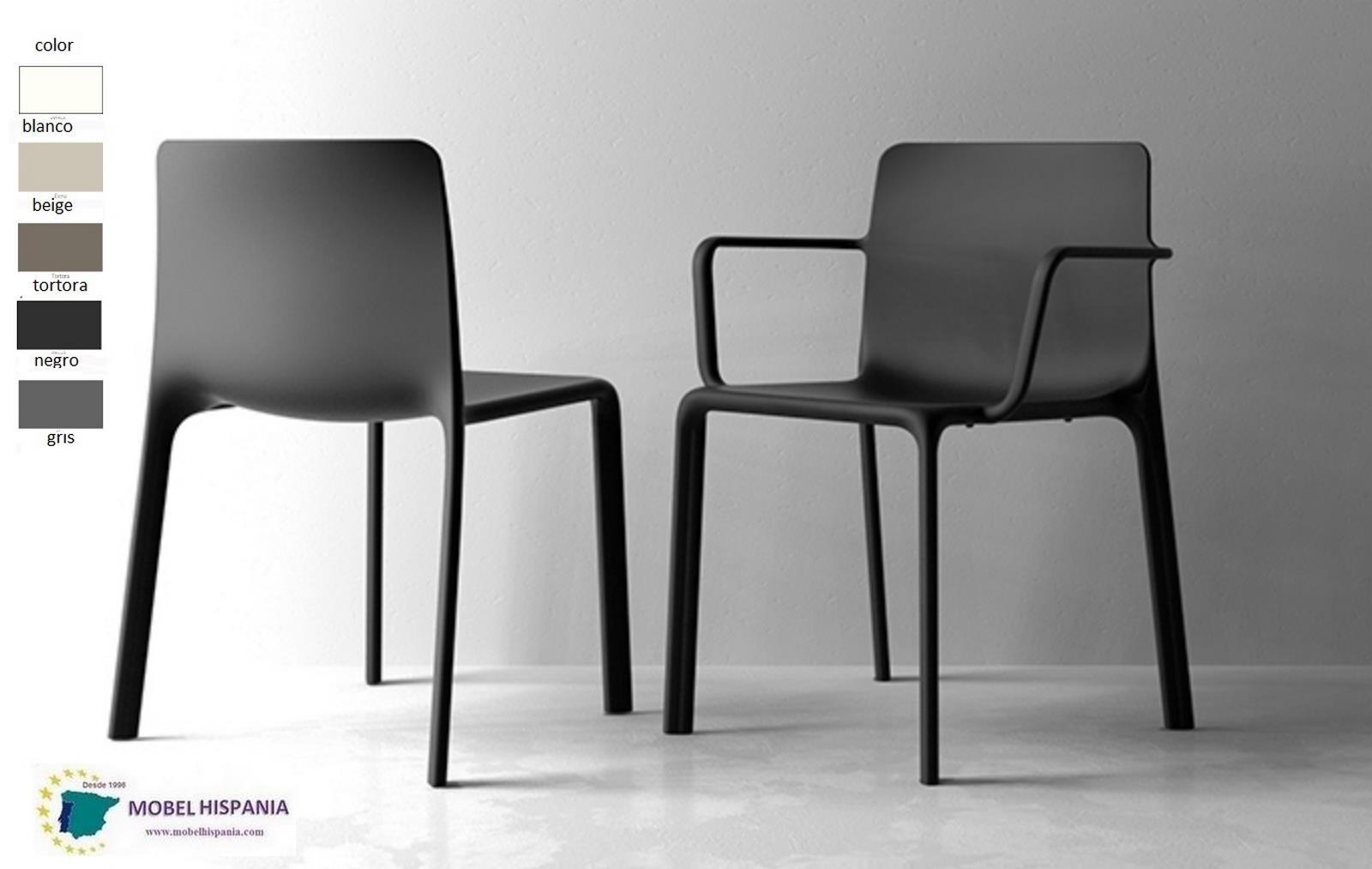 V2KES sillon polipropileno negro 05 3