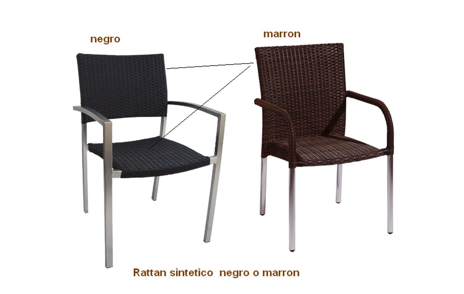 rimini sillon aluminio rattanX 01