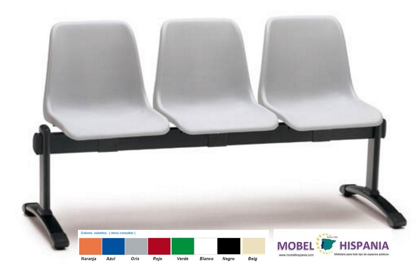 leo bancada 3plazas pvc gris 08