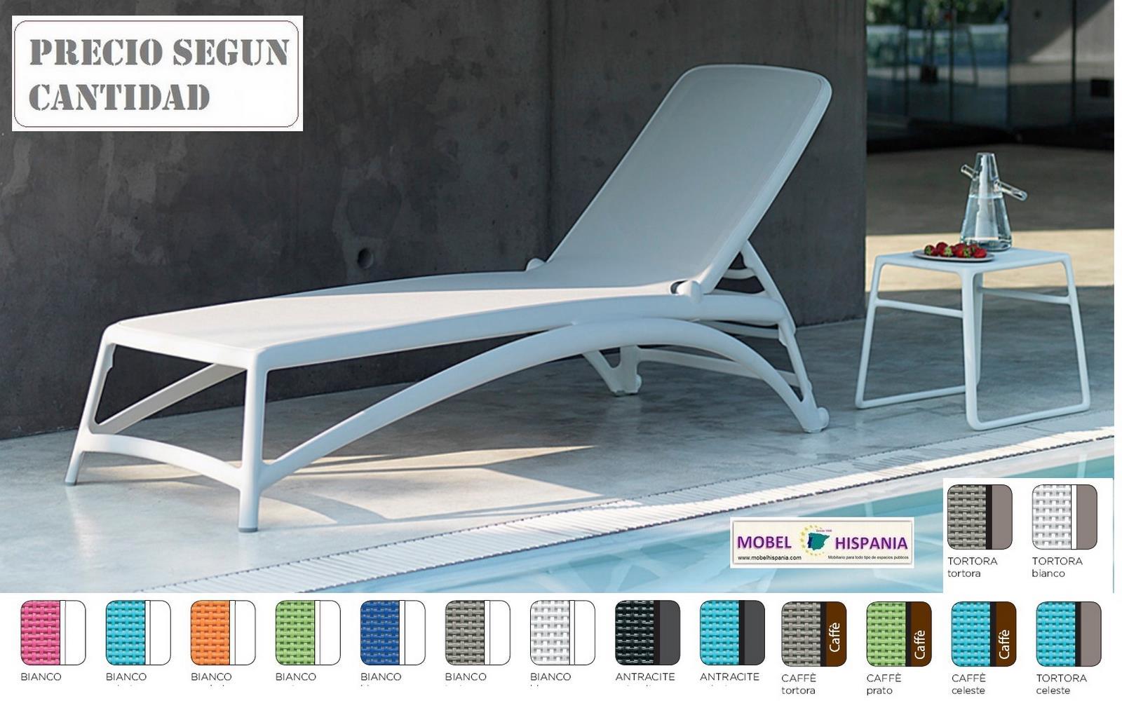 ATLANTICO Tumbona polipropileno tortora 2 02