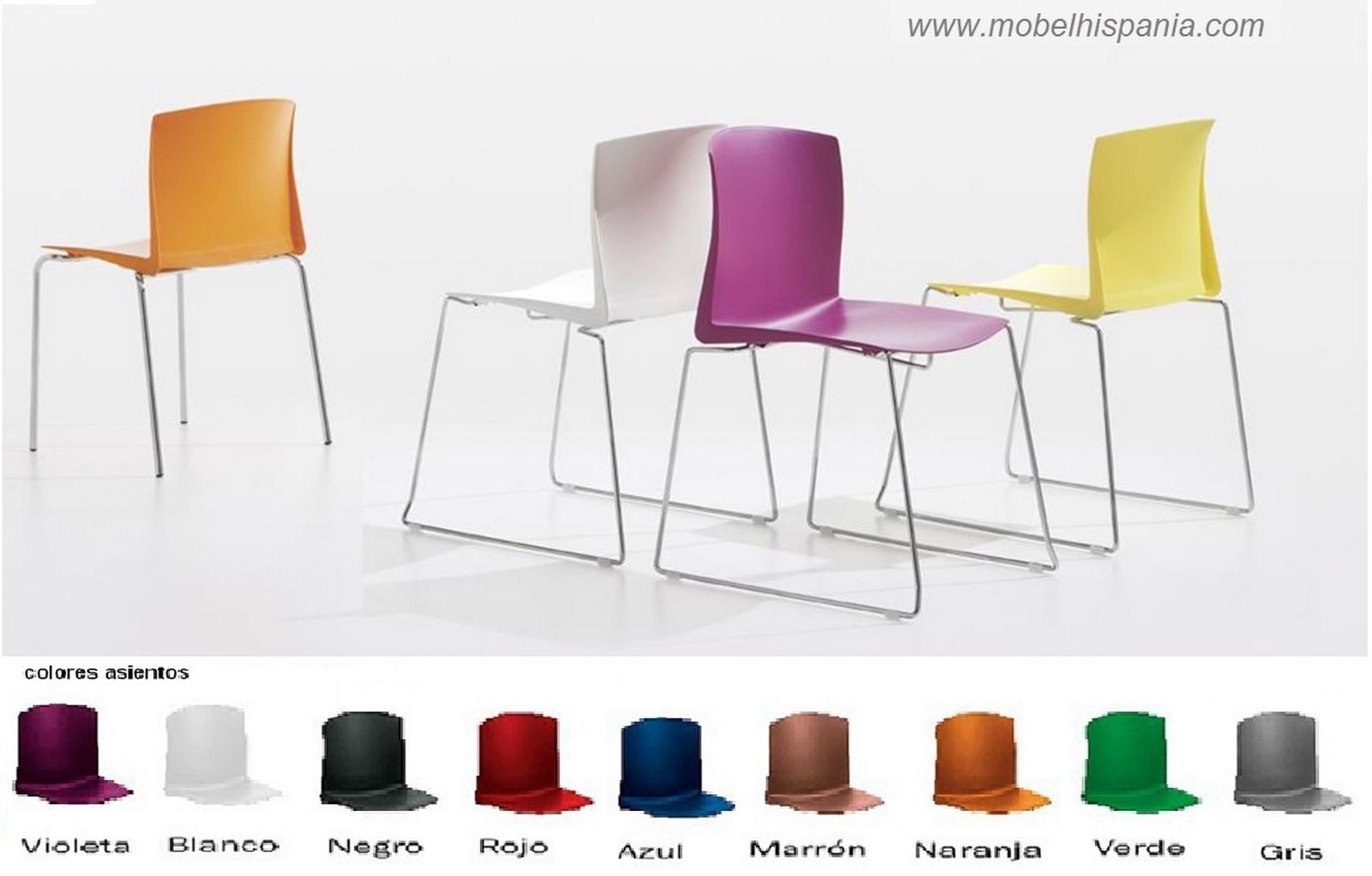 pull patin cromada silla pvc mobel hispania 04 1