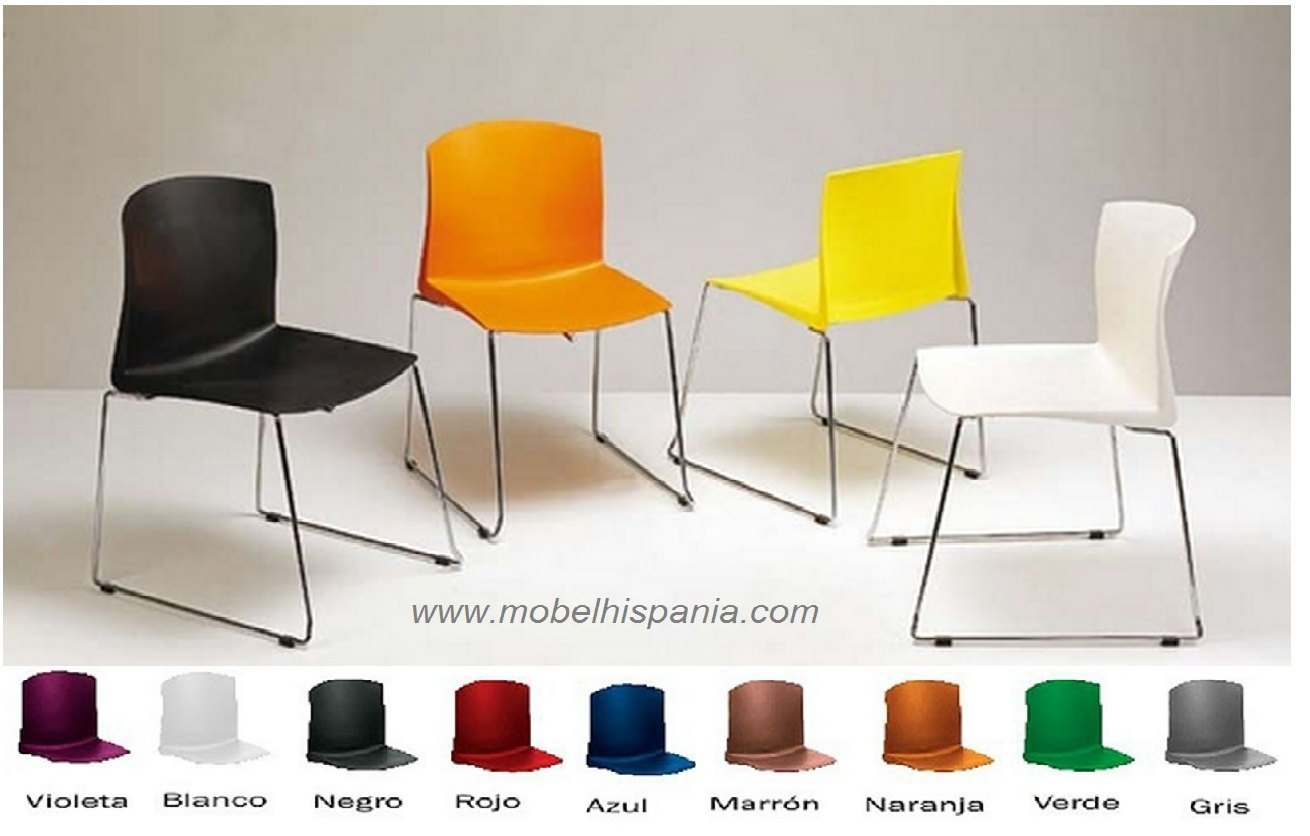 pull patin cromada silla pvc mobel hispania 05 1