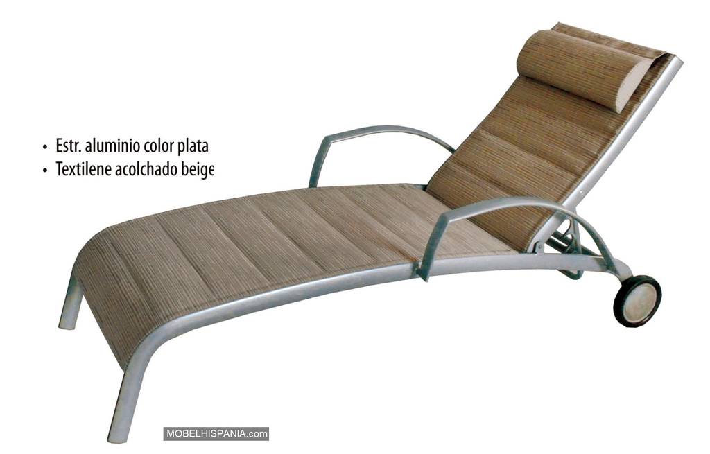 5223S tumbona Plata beige w