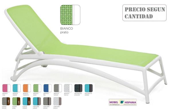 ATLANTICO Tumbona polipropileno celeste 2 06