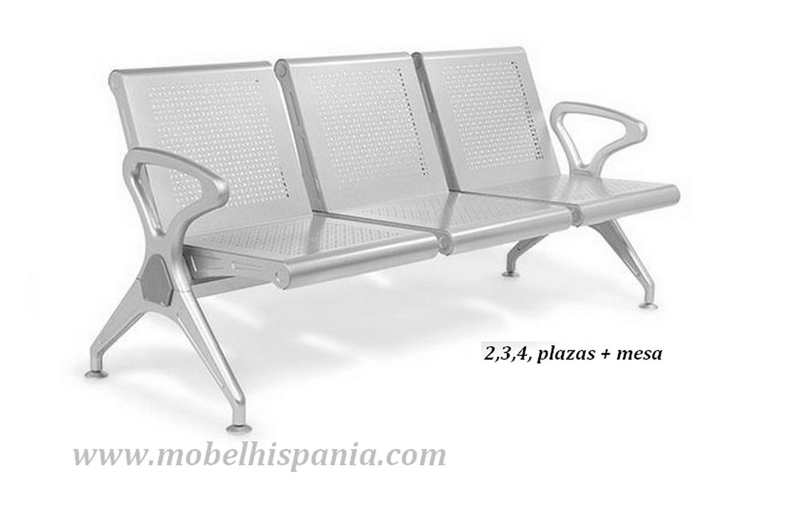 Bancada metalica 4plazas mobelhispania 01