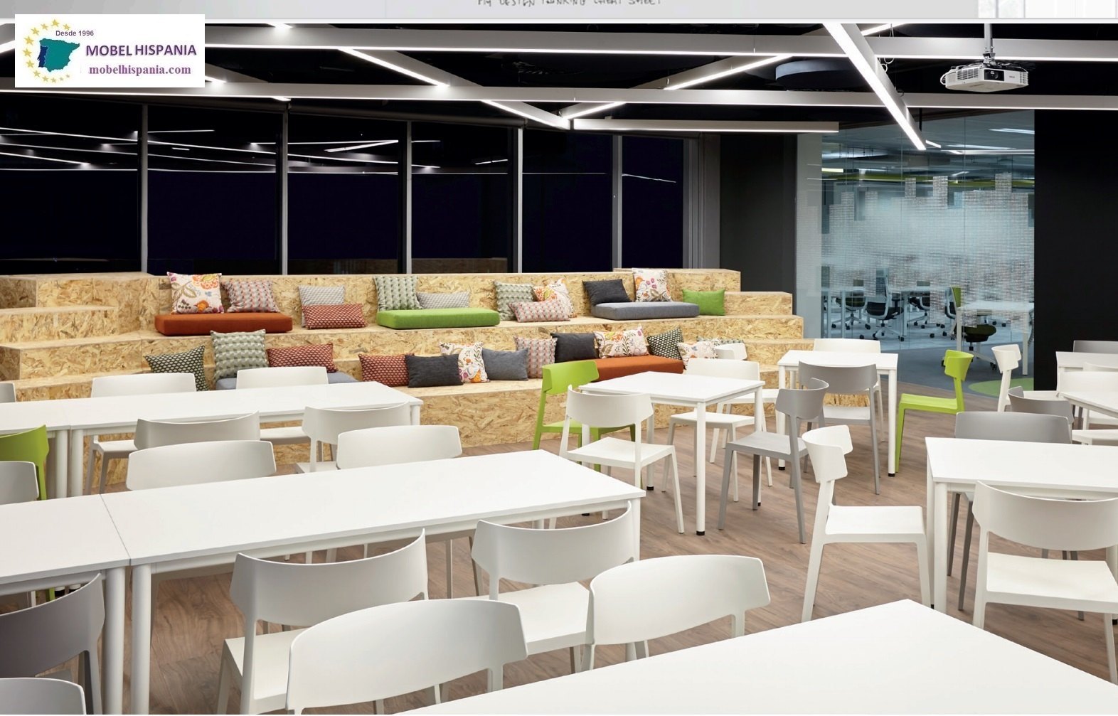 winger silla blanca tapizado azul 16 41