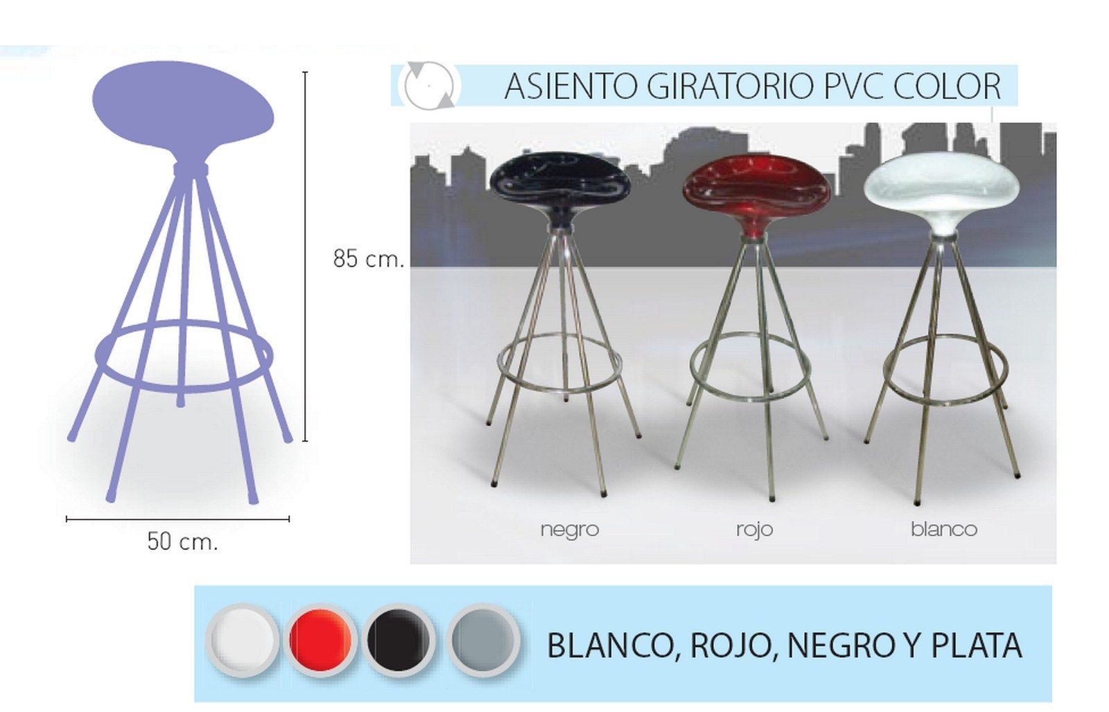 canada_rojo_taburete_cromado__02 canada rojo taburete cromado 02