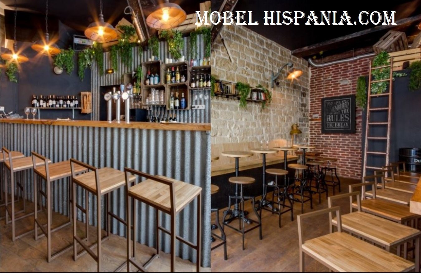 STONER Taburete negro madera 03