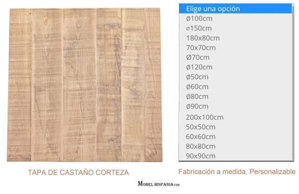 CASTANO tapa madera corteza 01