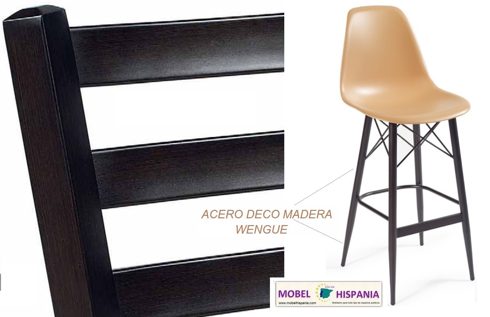 picasso taburete acero deco madera 04