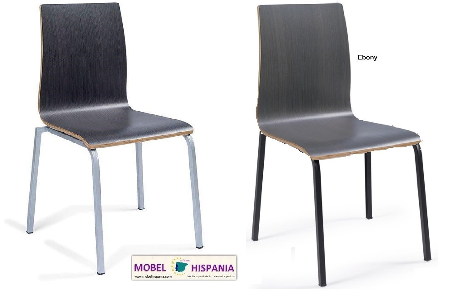 michigan silla acero gris madera ebony kenya 01 1