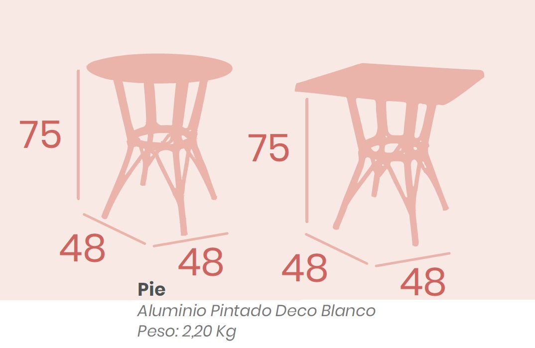 4525 pie mesa aluminio blanco 03