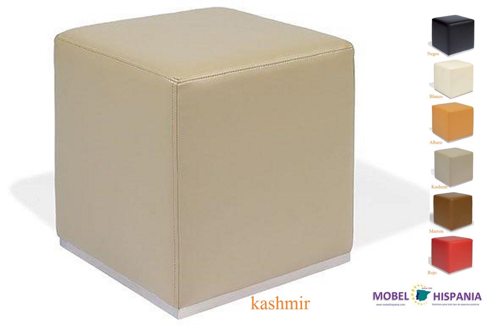 Puf cuadrado kashmir