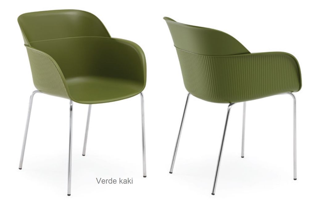 SHELL sillon cromado blanco 2 06 2