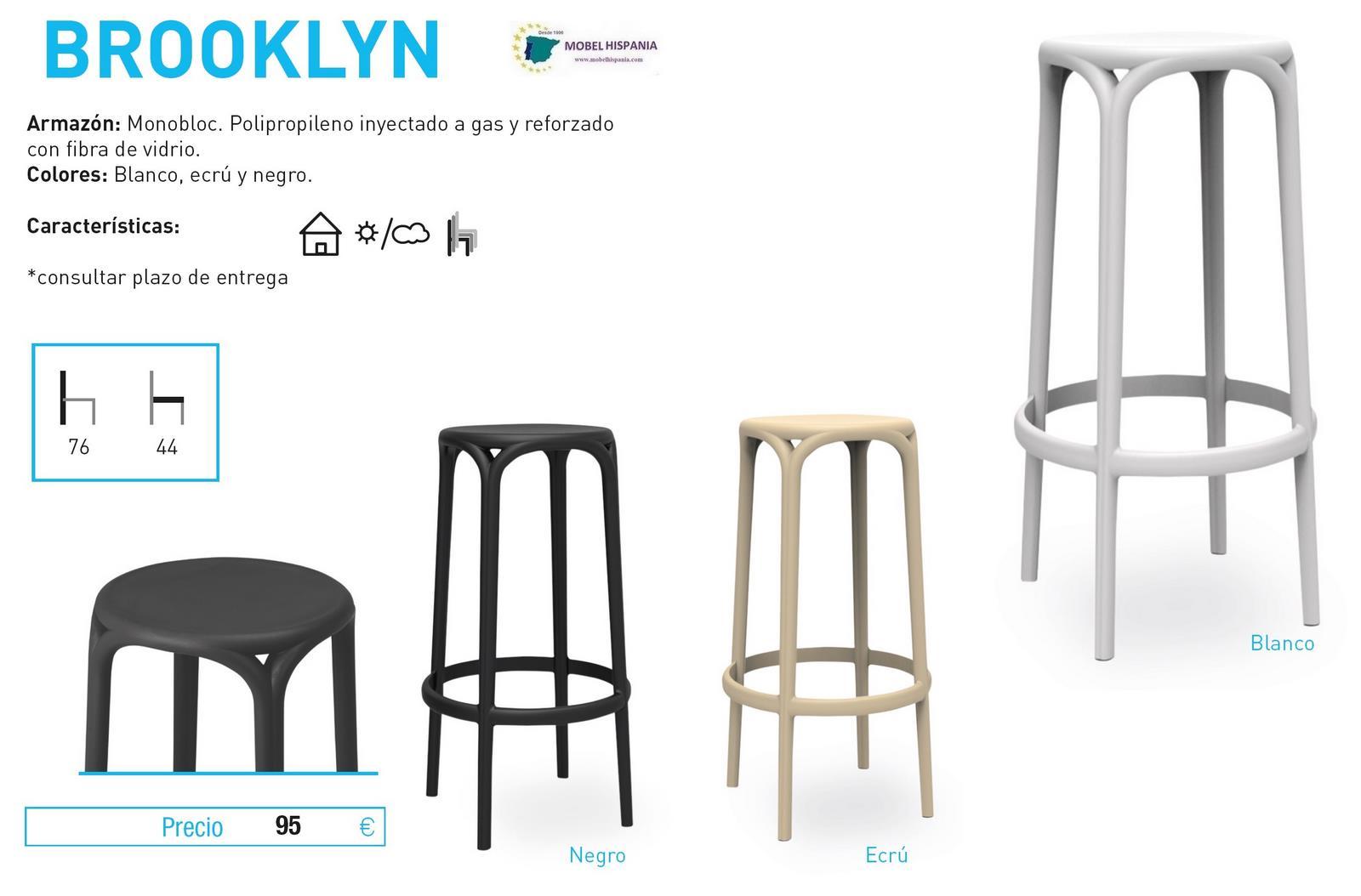 Brooklyn sillon polipropileno blanco 06 2