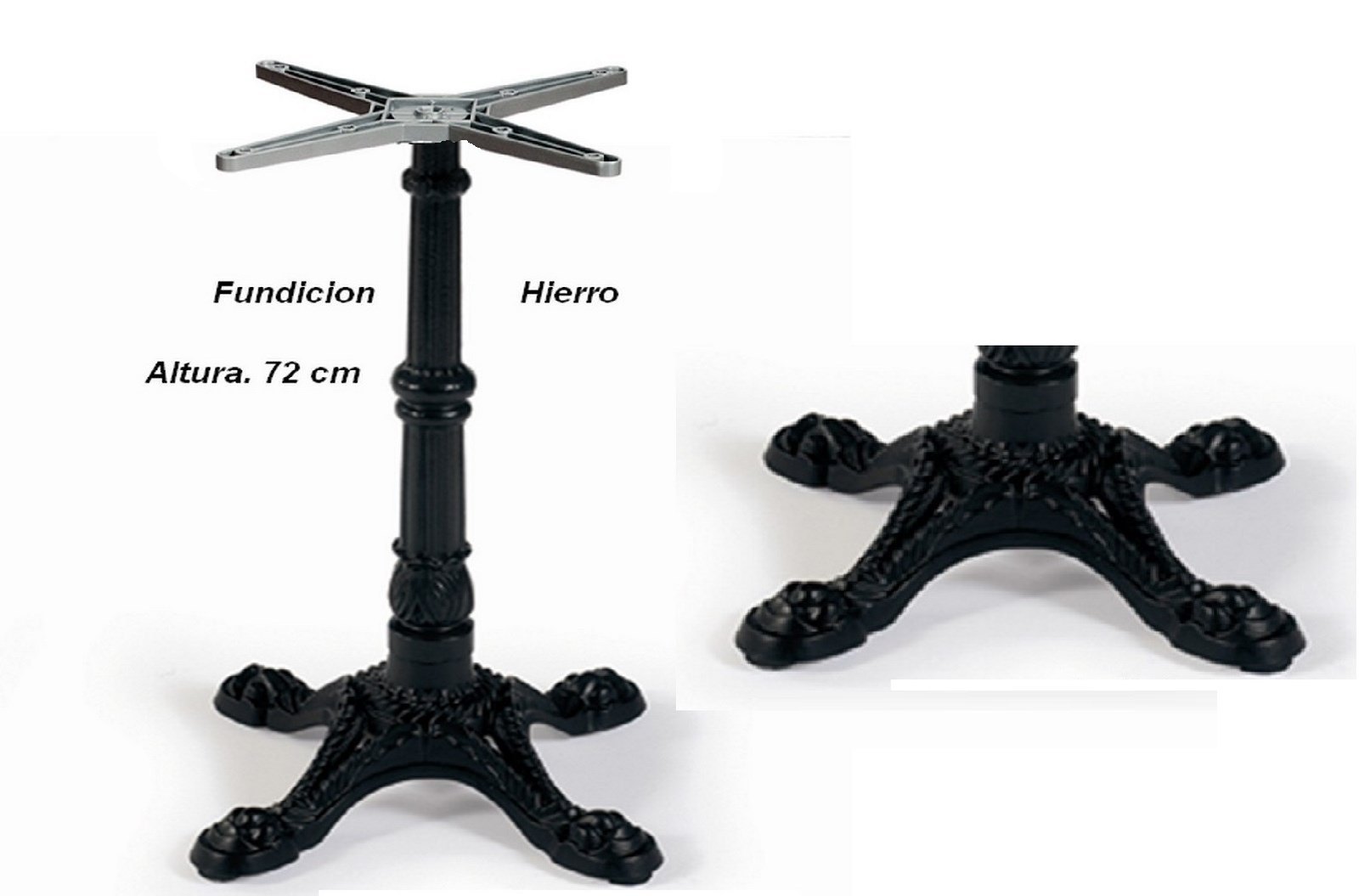 paris pie fundicion hierro 4pies