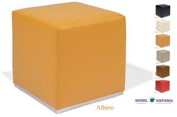 Puf cuadrado albero