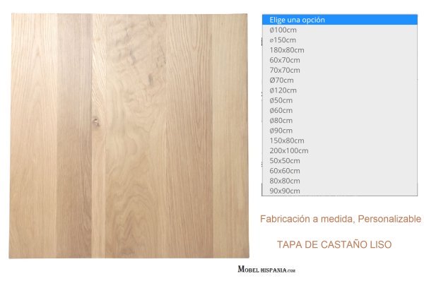 CASTANO tapa madera liso 01