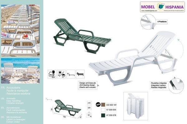 MIAMI tumbona polipropileno blanca 01