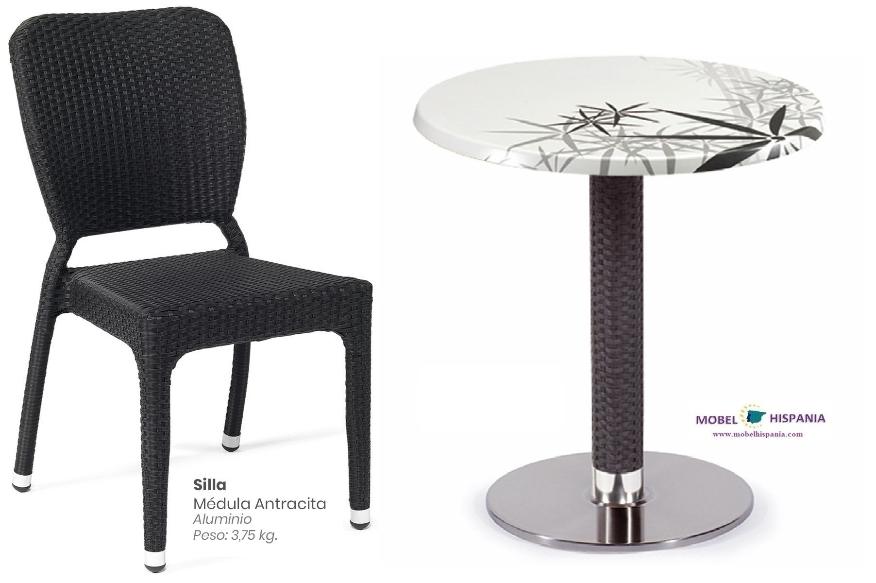 5071 Silla aluminio medula antracita 03