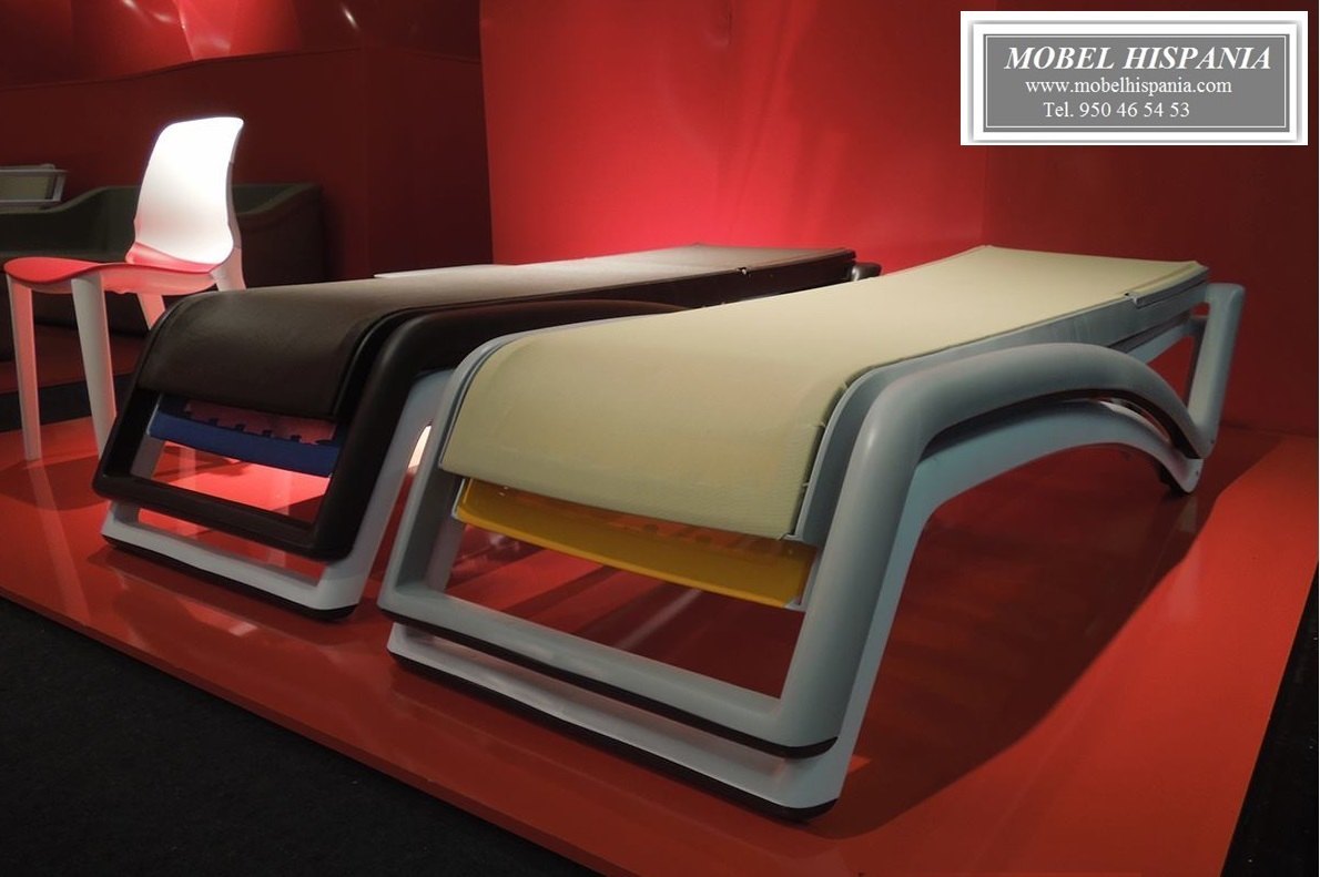 SKY tumbona polipropileno textiline azul 04