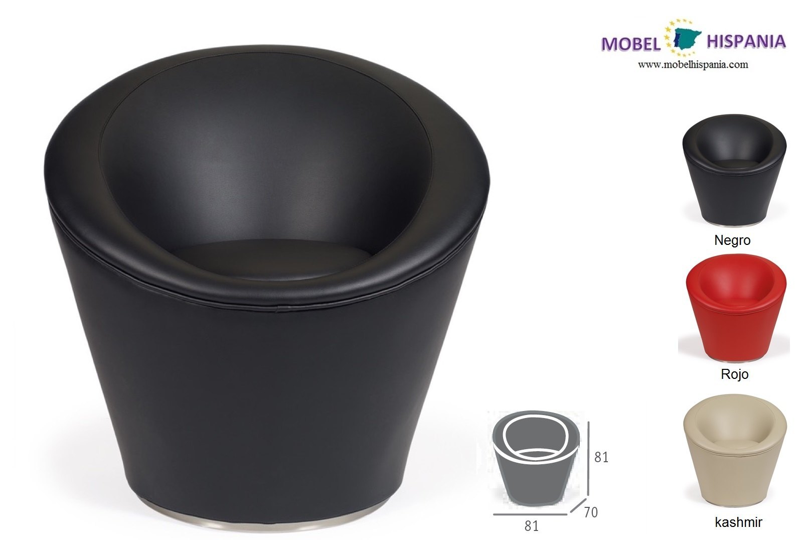 rodano sillon negro 1