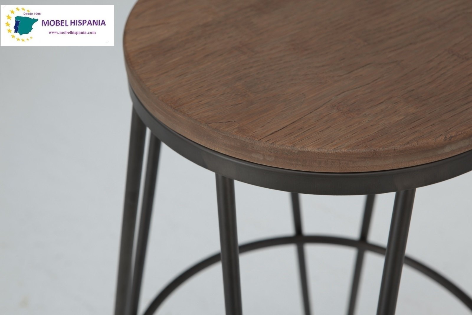 1414BR taburete metalico bamboo 01