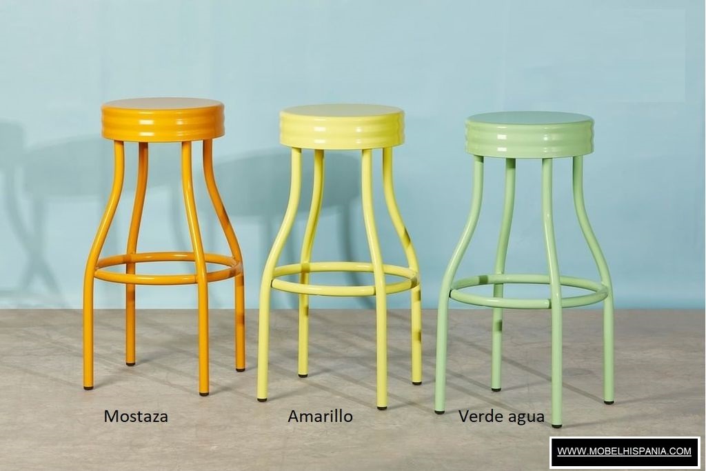 5551 taburete combina dorado