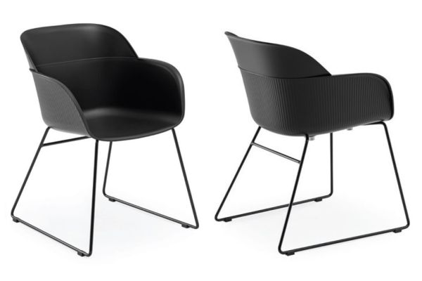 SHELL sillon patin pintado negro 2 01 1